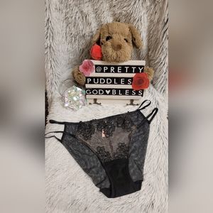 🐲 XXL VS Very Sexy Dragon Embroidered Mesh Strappy Cheekini Panty 🐲